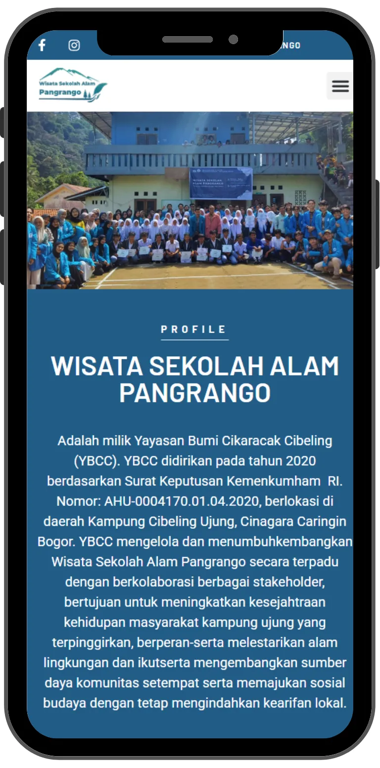 portofolio-mobile-pembuatan-website-wisatasekolahalampangrango.com